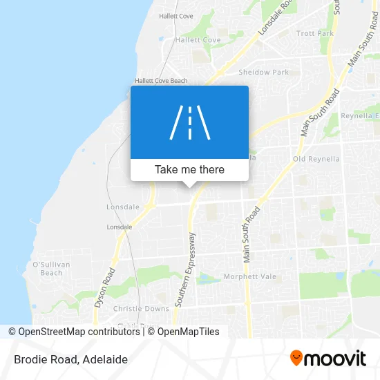 Brodie Road map