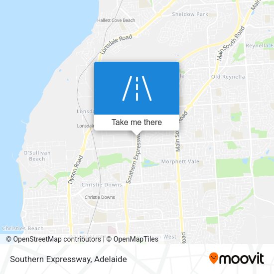 Southern Expressway map