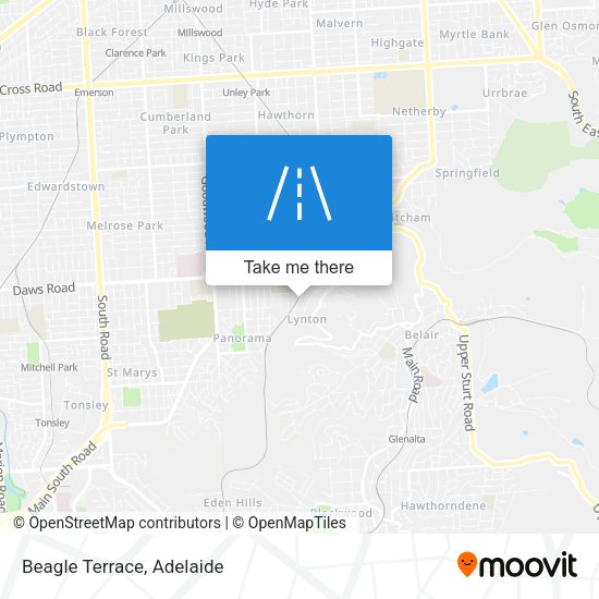 Beagle Terrace map