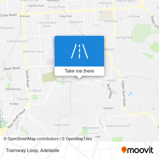 Tramway Loop map