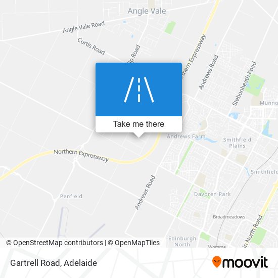 Gartrell Road map