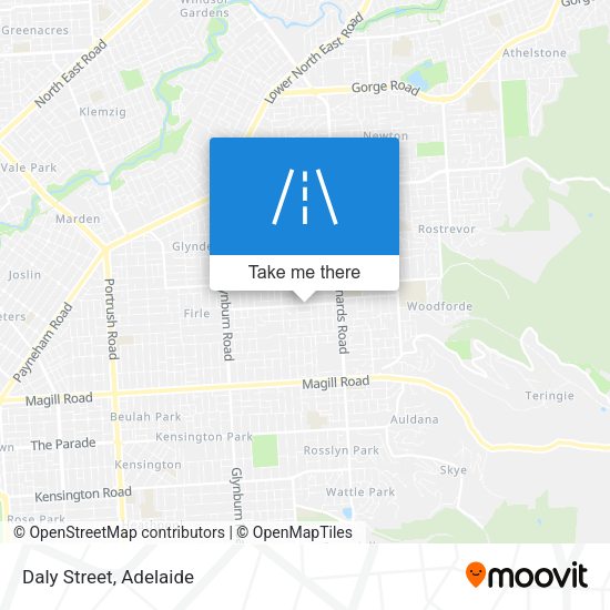 Daly Street map