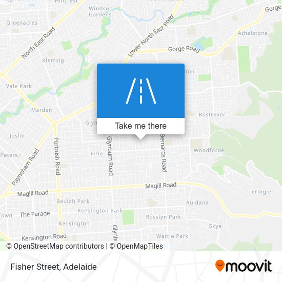 Fisher Street map