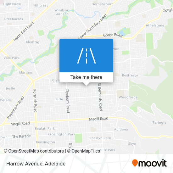 Harrow Avenue map
