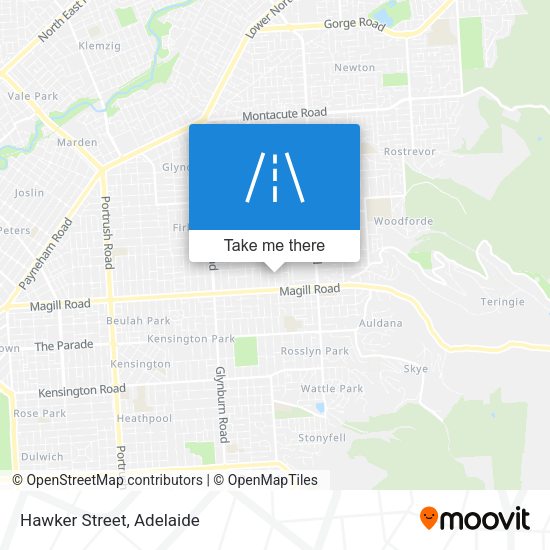 Hawker Street map