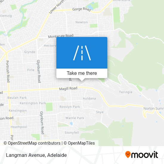 Langman Avenue map