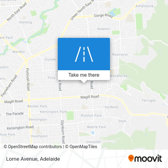Lorne Avenue map