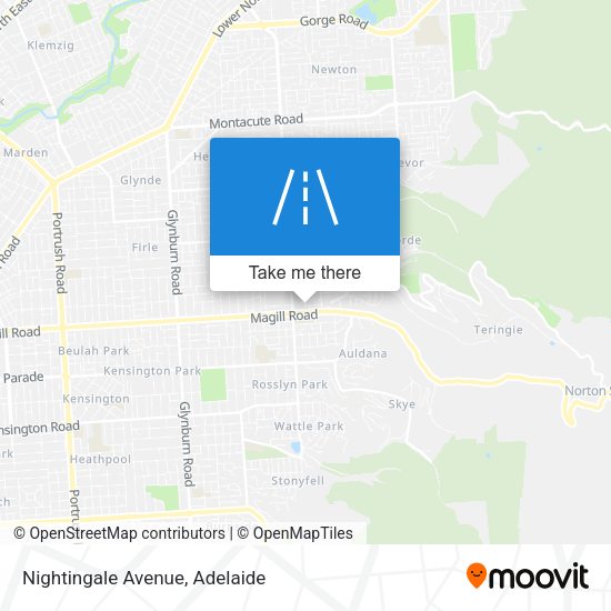 Nightingale Avenue map