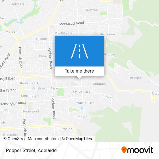 Pepper Street map