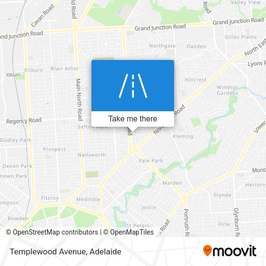 Templewood Avenue map