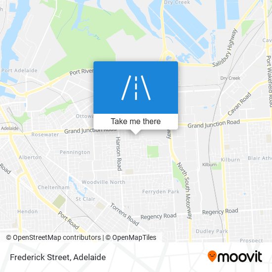 Frederick Street map