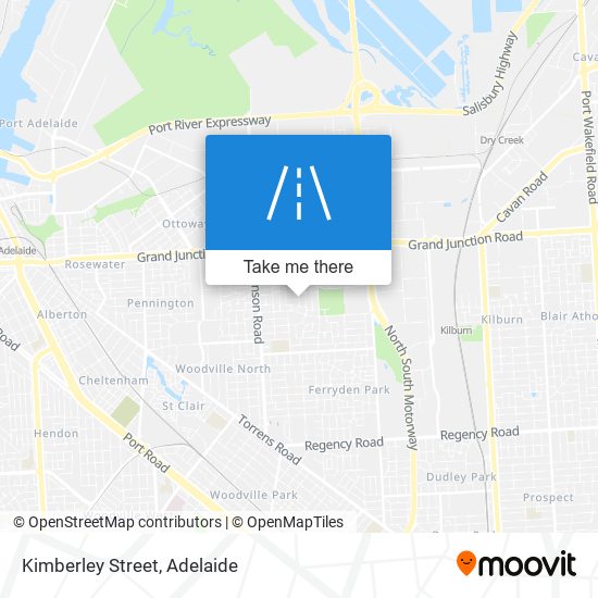 Kimberley Street map