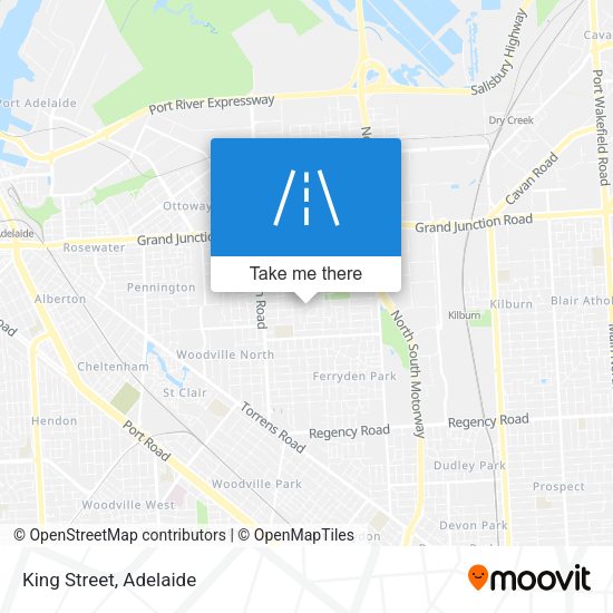 King Street map