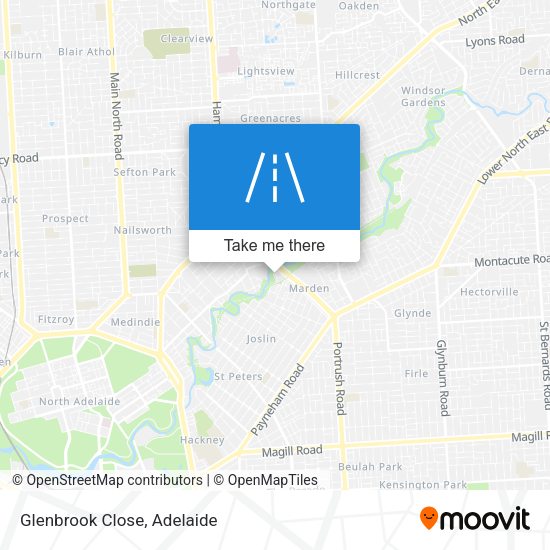 Glenbrook Close map