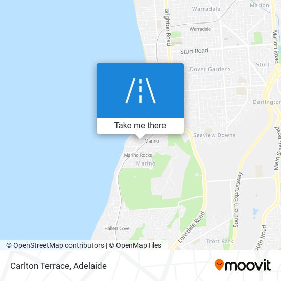 Mapa Carlton Terrace