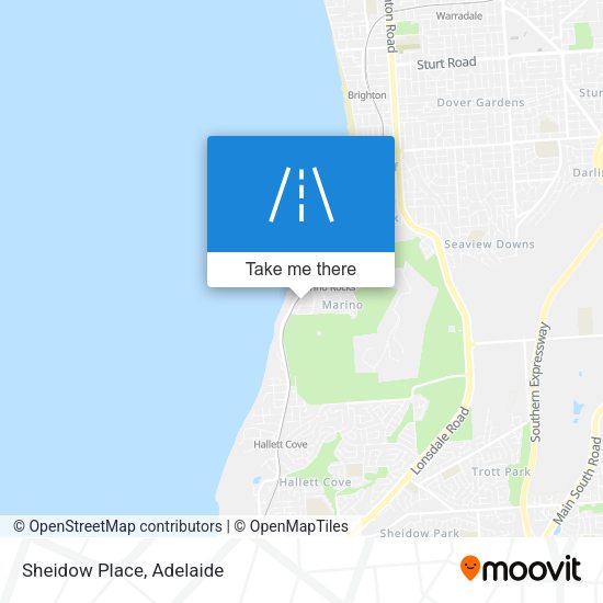 Sheidow Place map