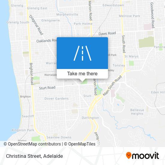 Christina Street map