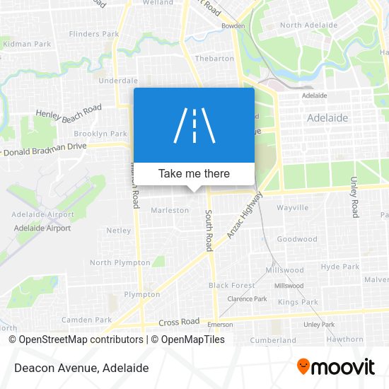 Deacon Avenue map