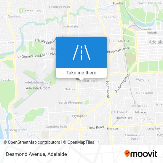 Desmond Avenue map
