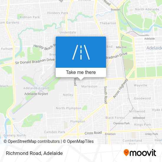 Richmond Road map