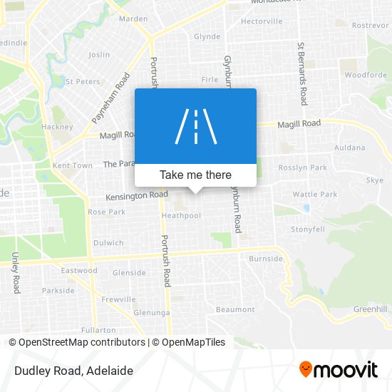 Dudley Road map