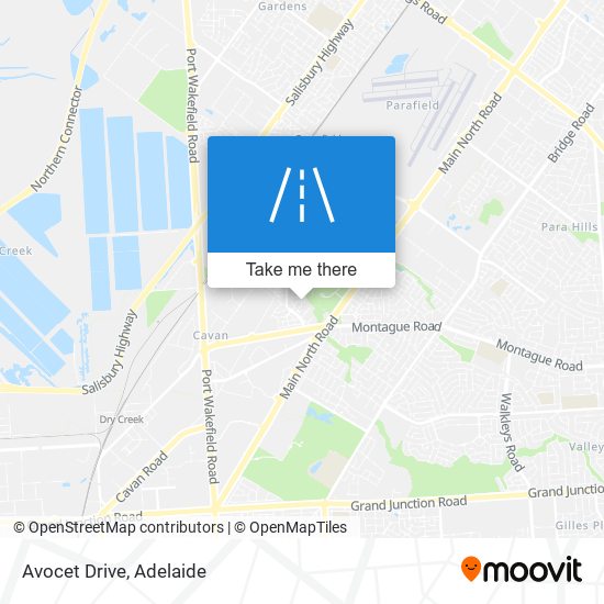Avocet Drive map