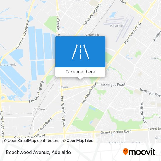 Beechwood Avenue map