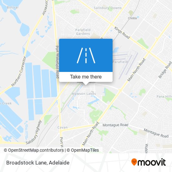 Broadstock Lane map