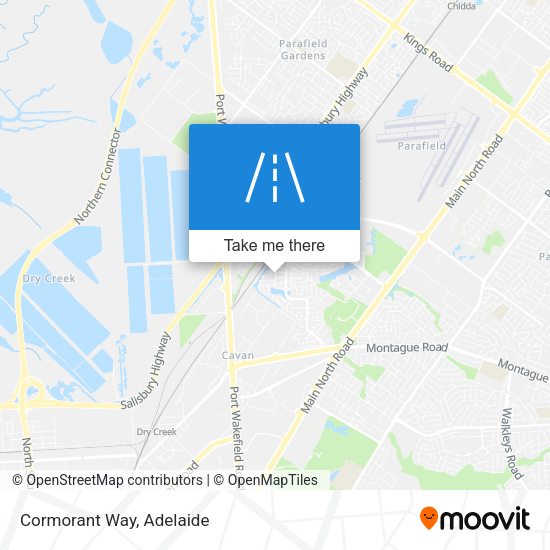Cormorant Way map