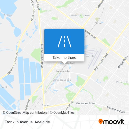 Franklin Avenue map