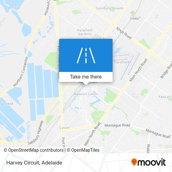 Harvey Circuit map