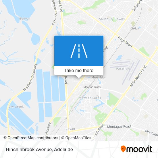 Hinchinbrook Avenue map