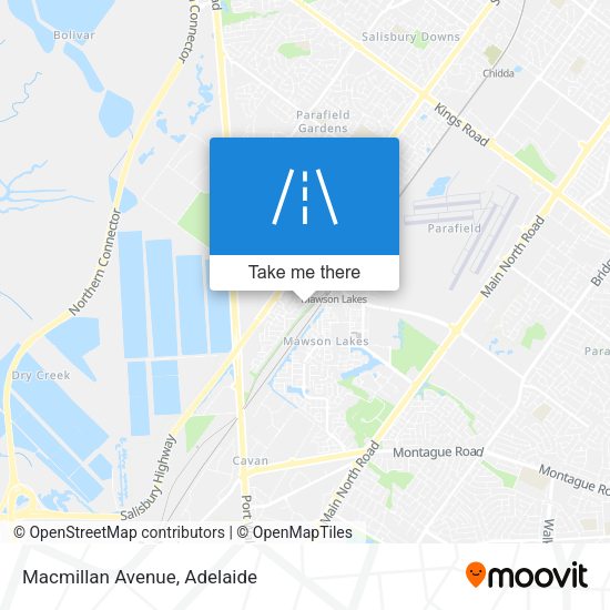 Macmillan Avenue map