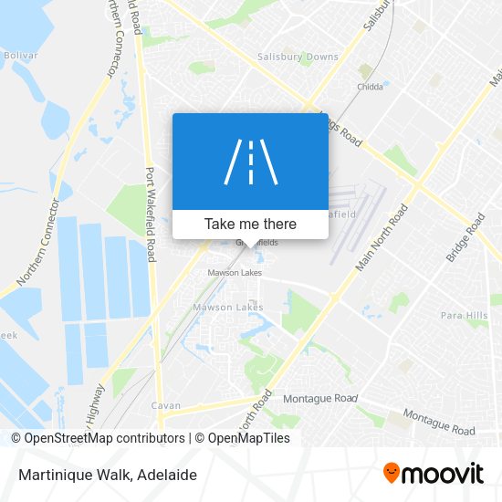 Martinique Walk map