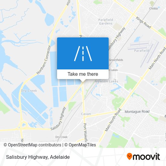 Salisbury Highway map