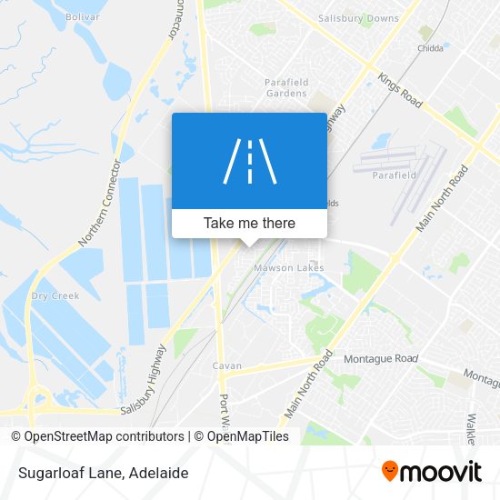 Sugarloaf Lane map