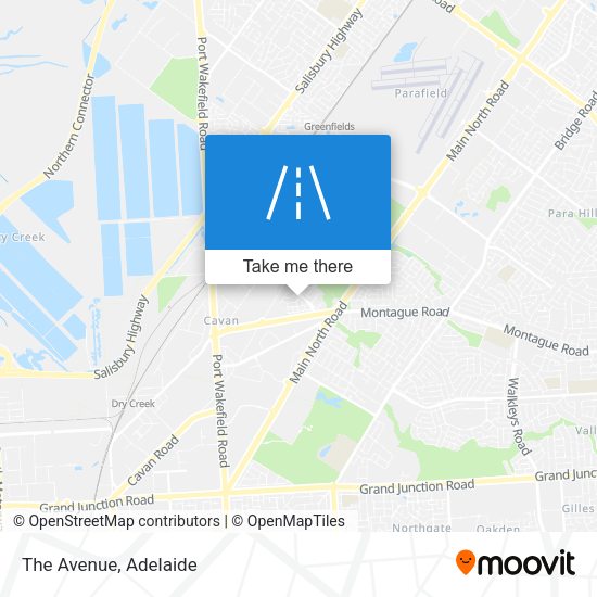 The Avenue map