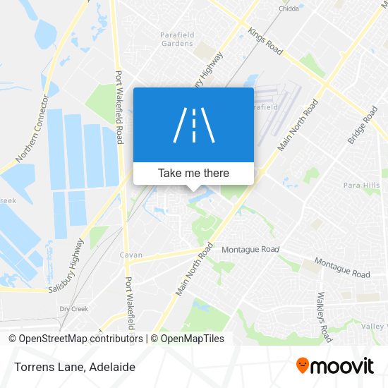 Torrens Lane map