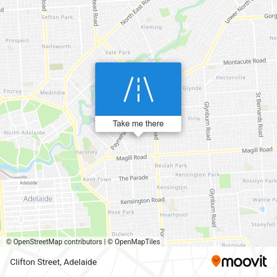 Clifton Street map