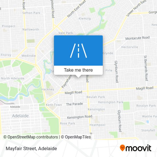 Mayfair Street map