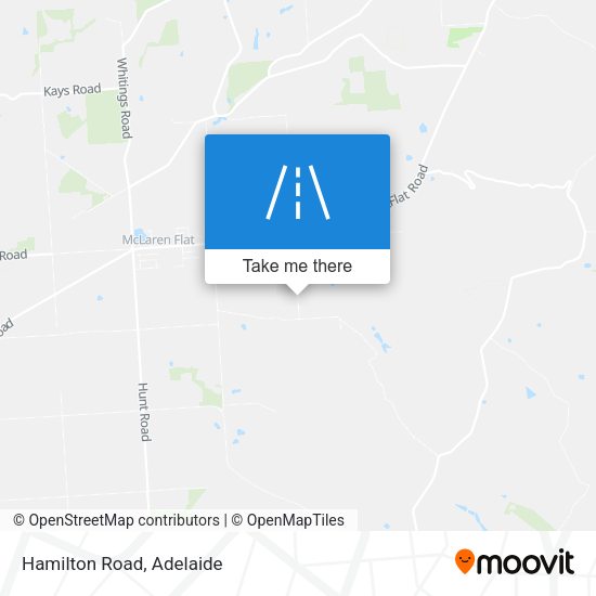 Hamilton Road map