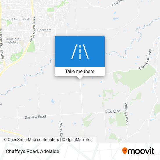 Chaffeys Road map