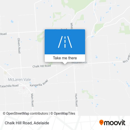 Chalk Hill Road map