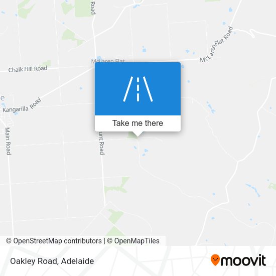 Oakley Road map
