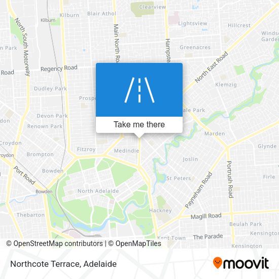 Northcote Terrace map