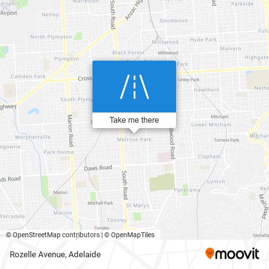 Rozelle Avenue map