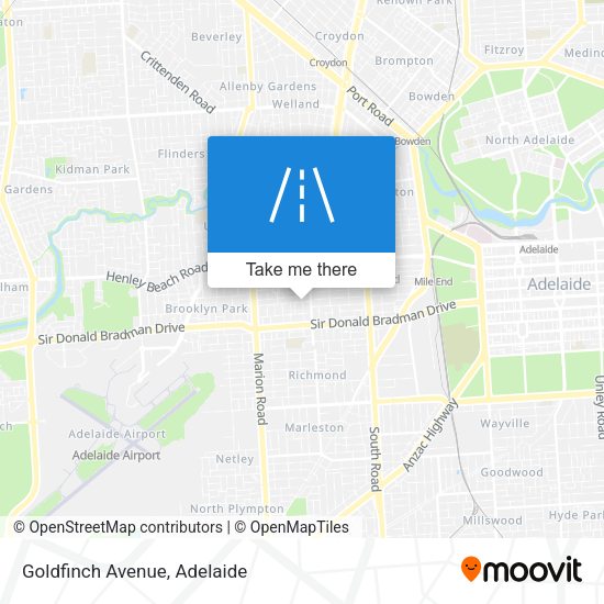 Goldfinch Avenue map