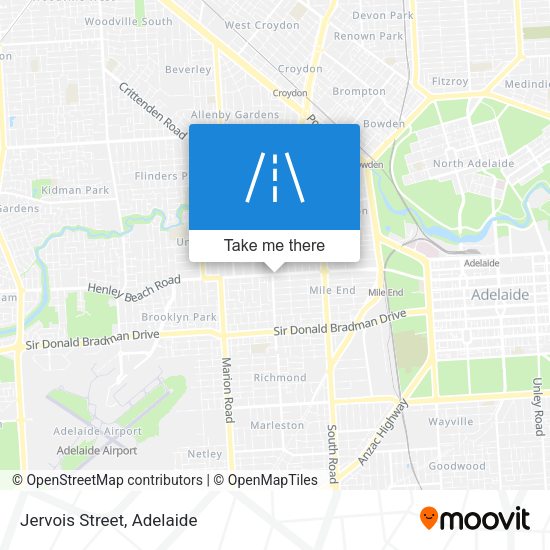 Jervois Street map