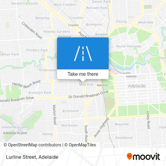 Lurline Street map