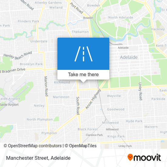 Manchester Street map